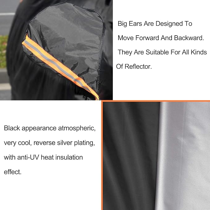 UV Protection Car Cover Windproof Dustproof Scratch Resistant Outdoor Universal Full Car Covers for Sedan M