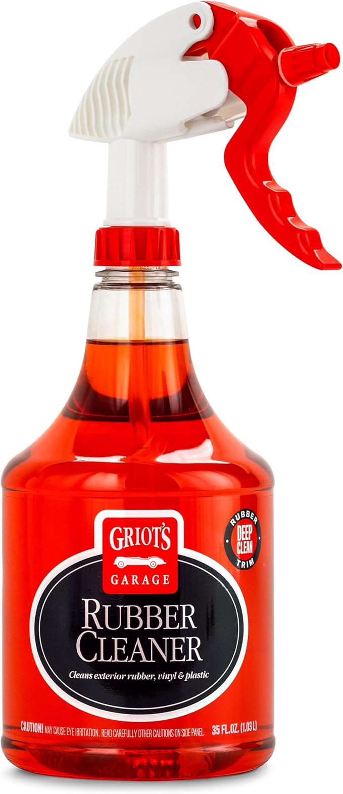 Griot's Garage Rubber Cleaner for Car Cleaning and Detailing, Works on Tires, Trims, and Moldings 11136, 35oz
