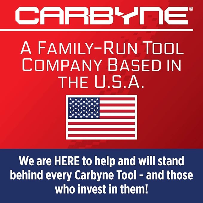 Carbyne 9-Piece Long Arm Torx Wrench Set (Star Key Set), T10 to T50 Sizes, Heat Treated S2 Steel, Manganese Phosphate Finish