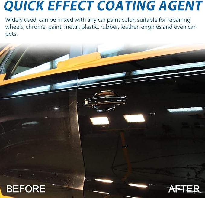 Sopami Car Coating Spray, Quick Effect Coating Agent - 33.8 FL OZ Car Scratch Wax Polish Spray Waterless Wash, Quickly Coat Car Wax, Oil Film Emulsion Glass Cleaner with towel for All Car
