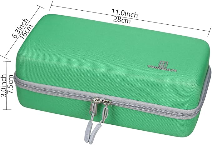 Tourmate Hard Case for Halo Bolt Air+ 55500mAh/58830 mWh/44400 mWh Portable Emergency Power, Travel Case for HALO Bolt Compact Portable - Vehicle Jump Starter with Air Compressor (Box Only) (Green)