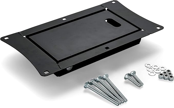 Camco Recessed Motorcycle Wheel Chock - Accommodates Most tire Sizes - Constructed of Powder-Coated Steel (66101)