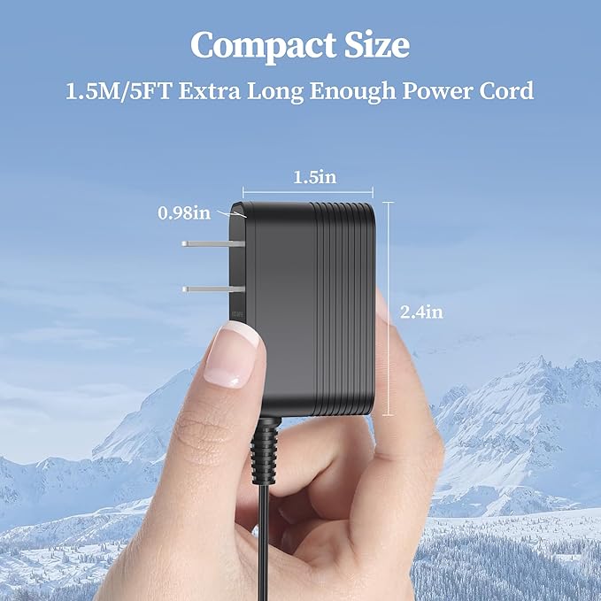 15V 1A Charger for Car Jump Starter Power Supply for Peak 450A 500A 600A 800A 1000A Peak AC Adapter for Auto Battery for Booster for TACKLIFE T6 for DBPOWER DJS50 for GOOLOO Jump Starter JATERSERN