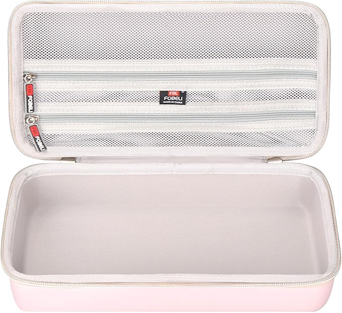 FBLFOBELI Hard Carrying Case for Halo Bolt Ultimate 2.0 & 3.0/for Halo Bolt Air + 55500 1750/for Halo Bolt Air 58830 Portable Vehicle Jump Starter with Air Compressor (Case Only) (Rose Gold)