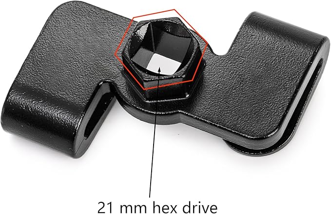Hedume 3 Pack Universal Wrench Extender Adapter for 1/2 Inch Drive Breaker Bars/21 mm Hex Drive, Wrench Extension Tool for Cheater Bar, Extend Wrenches Tool to Leverage over Stubborn Nuts, Bolts