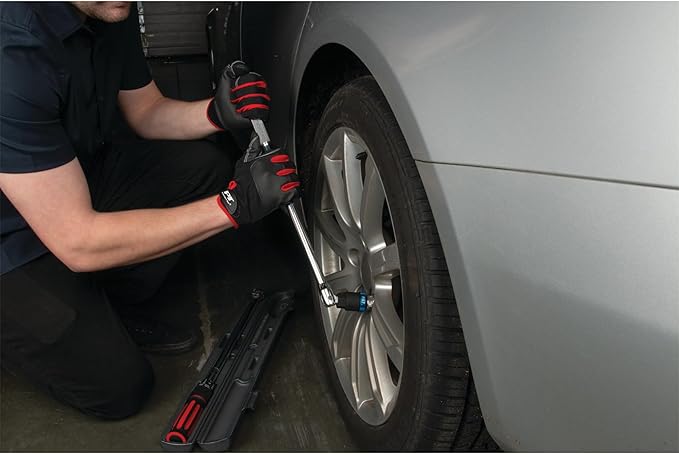 Performance Tool M199 1/2-Inch Drive Click Torque Wrench With Patented Torque Adjusting Locking Collar (25 to 250 ft/lb)