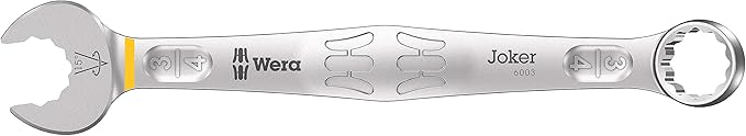 WERA - 05020235001-9642 Magnetic Rail 6003 Joker Imperial 1 Ring Spanner Set, 8 Pieces