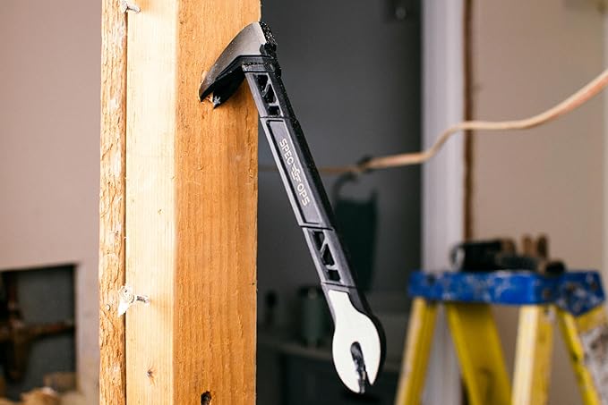 Spec Ops Tools 8" Nail Puller Cats Paw Pry Bar, High-Carbon Steel, 3% Donated to Veterans,