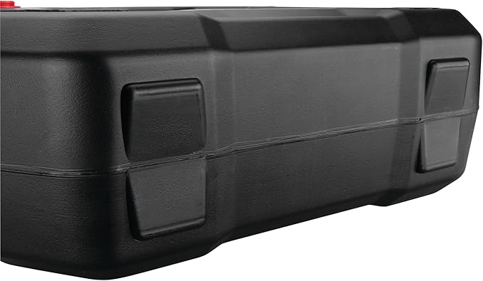 Performance Tool W4076 10-Quart Oil Drain Container, Deep Drain Well, Integrated Handle, Sealing Rubber Gaskets, Black