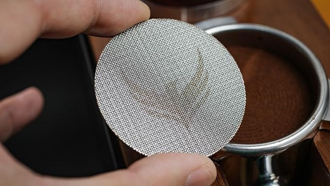 Stainless Steel 58mm Dosing Funnel and Espresso Puck Screen Set For 58 mm Portafilter
