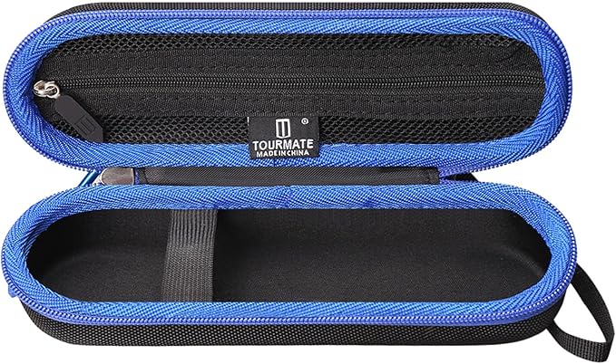 Tourmate Hard Storage Case for 7350-5 Cordless Rotary Tool - Travel Case for Tarlido/GOXAWEE/Saker/Cordless Rotary Tool Kit(Only Box)（Black & Blue）