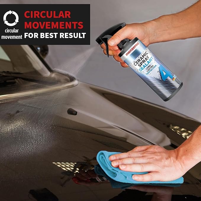 Menzerna Ceramic Spray 750ml I Ceramic Coating Spray Wax for Ultimate Protection and High Shine I Seals the Car Paint and Protects against Dirt, Bugs and Environmental Impacts I Brilliant Finish
