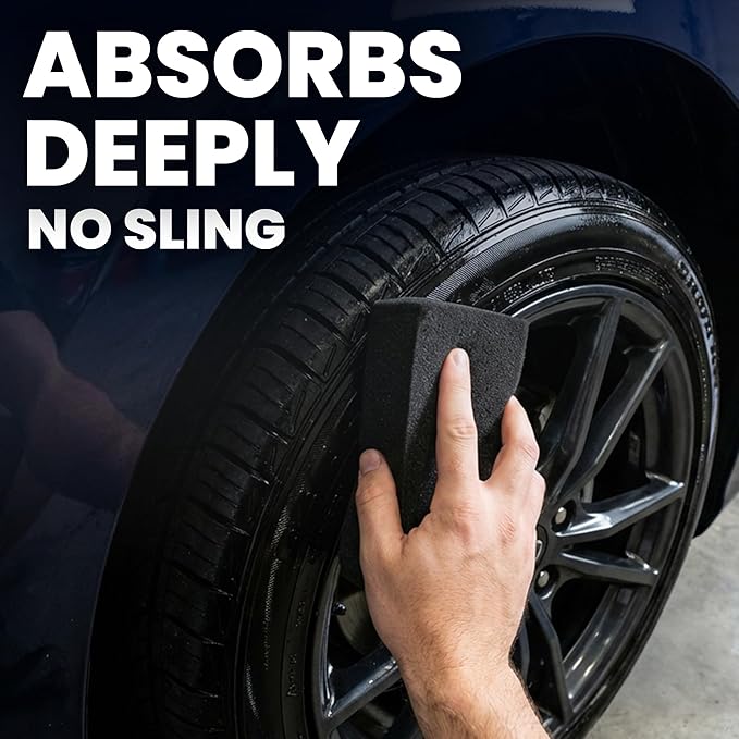 LANE'S Super Blue Tire Dressing Spray | High-Gloss Car Tire Shine Spray | No Sling, No Run, Long Lasting | Protects from Cracks & UV Rays | Non-Greasy Automotive Dressing & Cleaner | 1 Gallon, 2 Pack