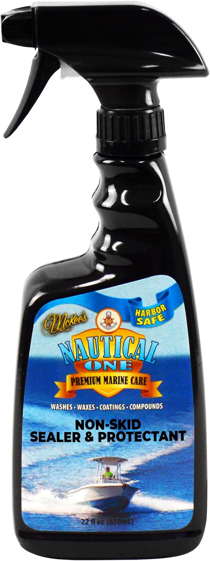 Nautical One - Non-Skid Sealer & Protectant | Restores & Protects Marine Decks, Steps, Platforms | UVA & UVB Protection | Water-Based (22 oz)