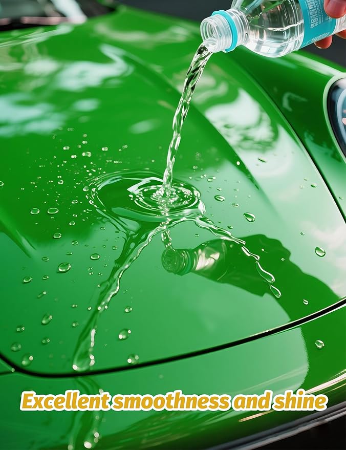 Kingvo Ceramic Coating Spray and Leather Seat Cleaner, Ceramic Car Wax for Couch Cleaning Spray Car Detailing Kit Washing Supplies