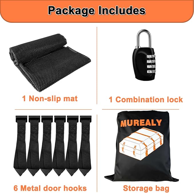 15 Cubic Premium Rooftop Cargo Carrier, Waterproof Car Roof Bag for All Cars with/Without Rack, Heavy Duty Car Roof Cargo Carrier with Anti-Slip Mat, 6 Door Hooks, Luggage Lock
