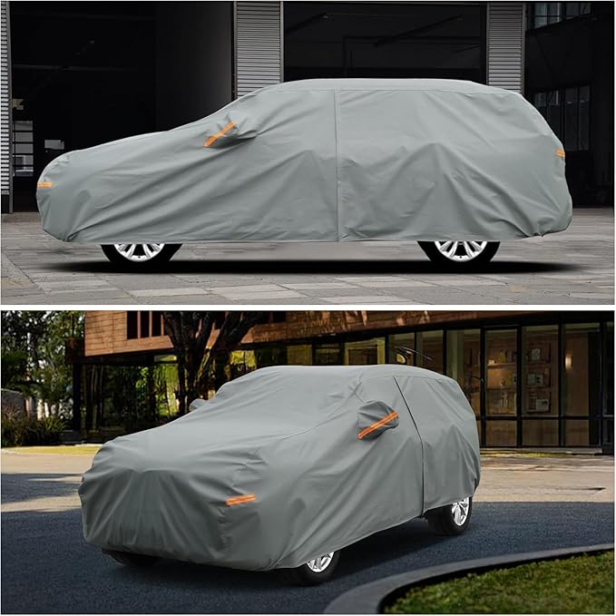 Kayme Heavy Duty SUV Car Cover Custom Fit Hyundai Santa Fe (2006-2025) Waterproof All Weather for Automobiles, Full Exterior Covers Sun Rain UV Protection.（Deliver About 3-10 Days）