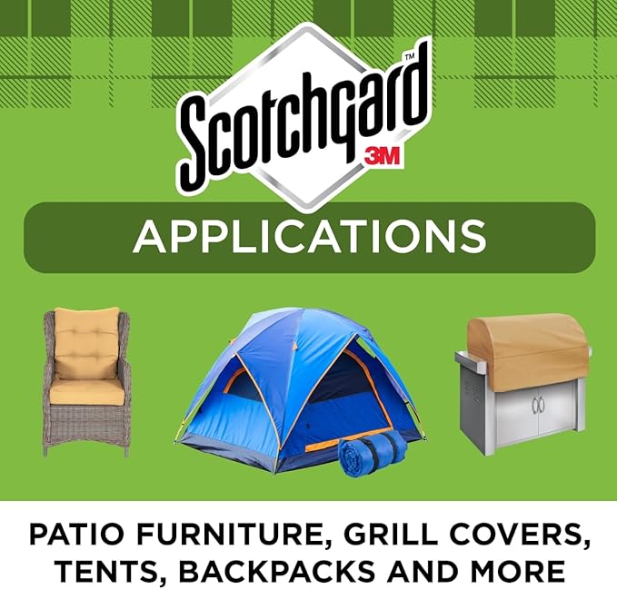 Scotchgard Outdoor Water Shield, Repels Water, Ideal For Outerwear, Tents, Backpacks, Canvas, Polyester And Nylon, 10.5 Ounce Can