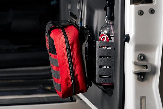 Molle Door Pocket for the 2003-2009 Lexus GX 470 | Cargo Net Replacement | Steel Pocket to Replace Saggy Factory Net | Great for Molle Bags, Recovery Gear, Tools, Med-Kit, & More | DV8 Offroad
