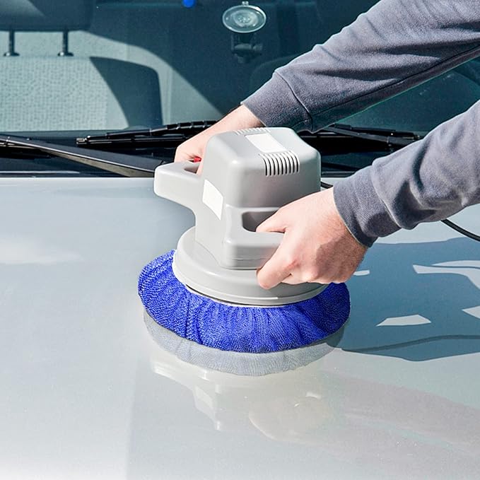 5 to 6 Inch Car Polisher Pad Bonnet, 15Pcs Car Polishing Bonnet Buffing Pads, 10*Microfiber+5*Woollen