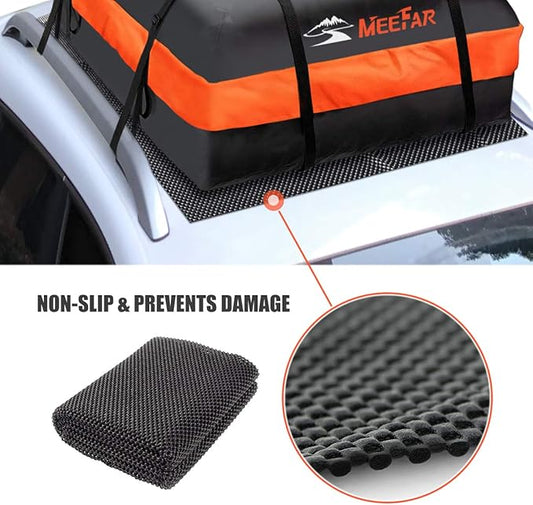 MeeFar Roof Cargo Bag Protective Mat for Protection Universal Car Roof Rack Pad for Rooftop Cargo Bag