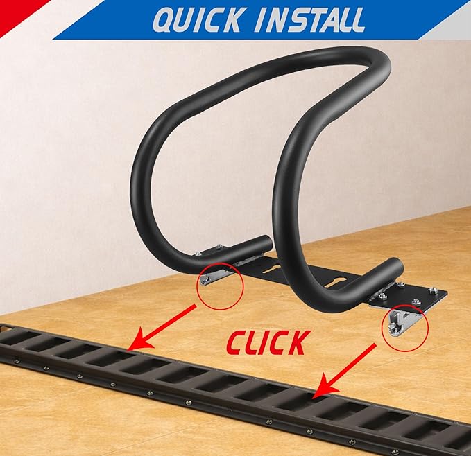 Heavy-Duty Steel 7" E-Track Motorcycle Wheel Chock,Adjustable Front Tire Stop for E-Track & X-Track Systems for Trailer & Cargo Transport Use (1 Pack)