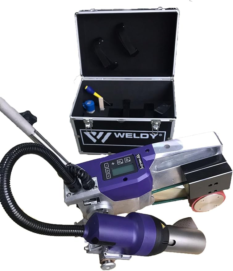 Weldy Professional 110V 1600W Hot Blast Torch Heat Welding Gun Welder Pistol Tool Hot Air Gun PVC Flooring Welding Tool Kit (Roof40)