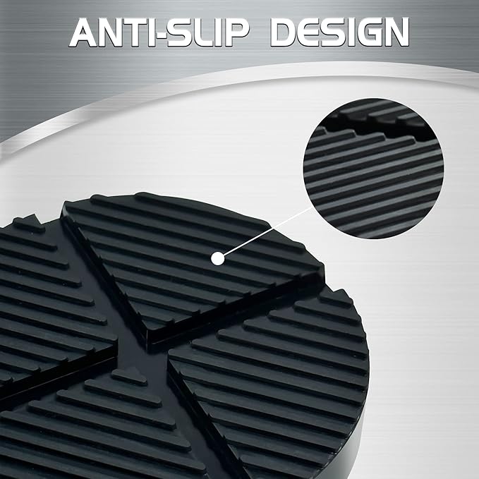 TONDA Jack Stand Pads 4 Pack and Floor Jack Rubber Pad 1 Pack