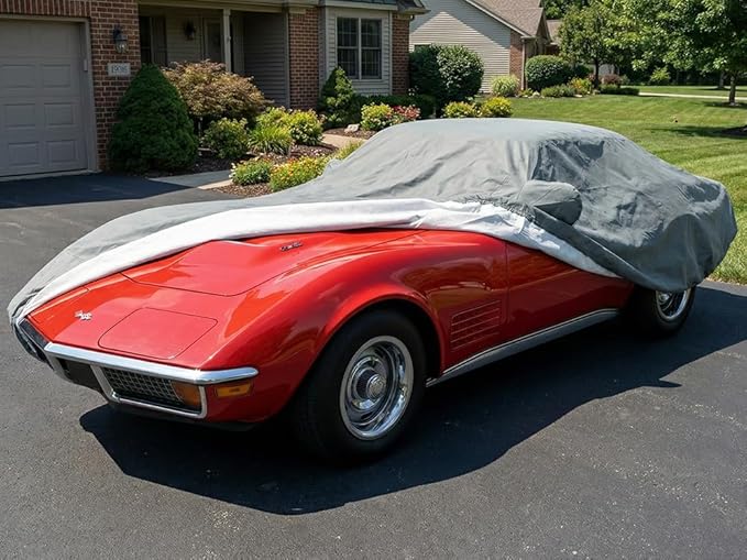 CarsCover Custom Fit C3 1968-1982 Chevy Corvette Car Cover 5 Layer Ultrashield