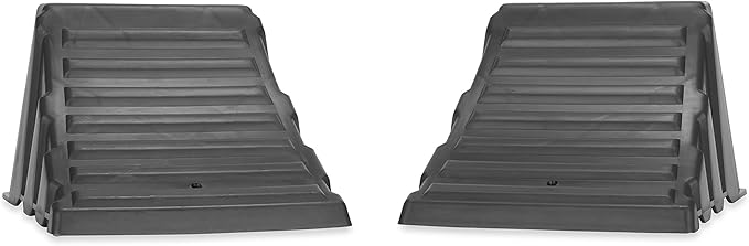 Camco 1 Pack 44418 Dark Gray Wheel Chock-Pack of 2, 1 Pack