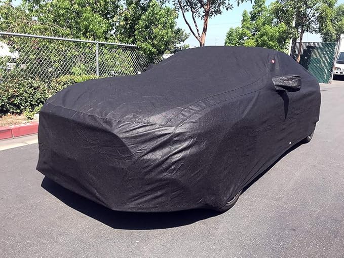 CarsCover Custom Fit 2015-2022 Ford Mustang Shelby GT350 GT Fastback Bullitt Car Cover Ultrashield Black Covers