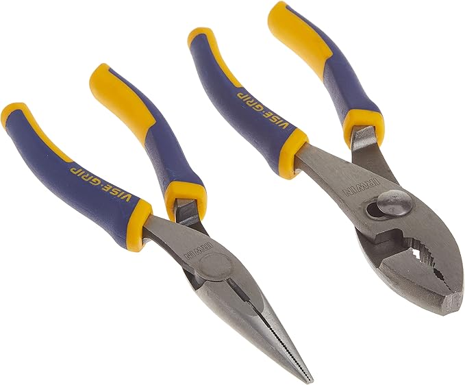 IRWIN VISE-GRIP Pliers Set, 2-Piece (2078702), Blue