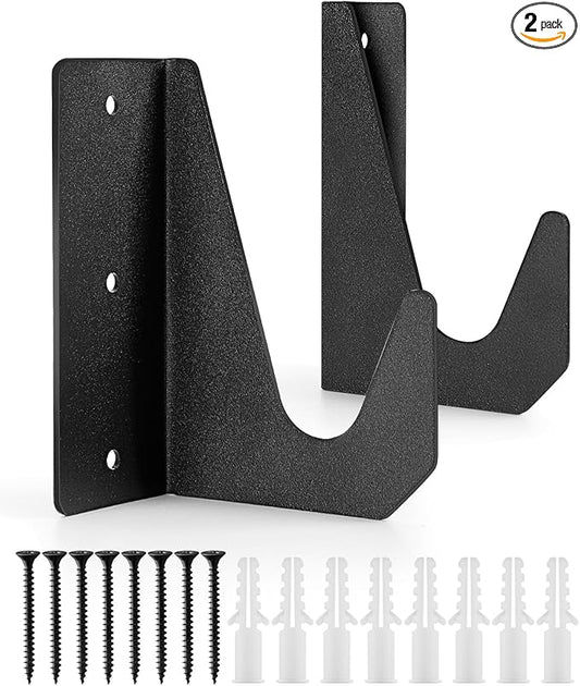 AutoEC Jack Stand Wall Mount Organizer, Heavy Duty Wall Mount Jack Stand Holder, Fit for 2–3 Ton Floor Jacks for Hydraulic Floor Jack with 8 Expansion Anchors, 2 Pack