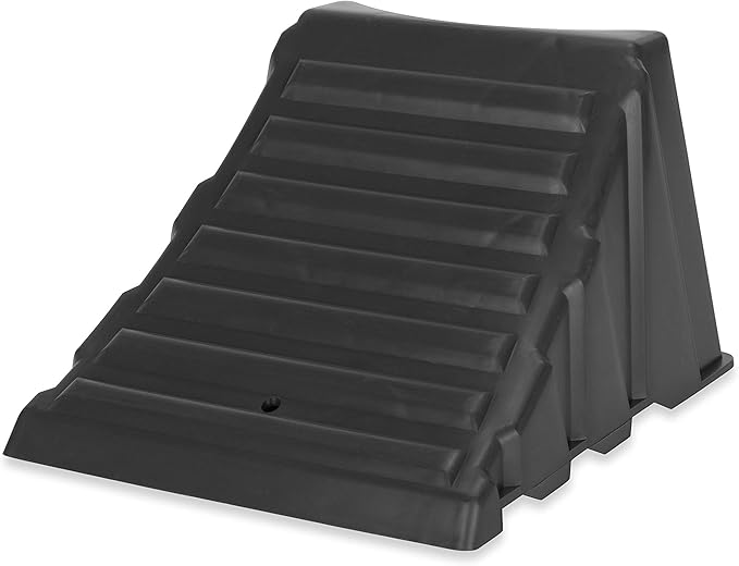 Camco 1 Pack 44418 Dark Gray Wheel Chock-Pack of 2, 1 Pack