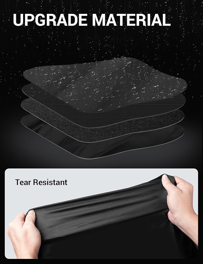 Proadsy Car Cover Compatible with Ford Bronco 2 Door 2021-2024 2025 2026 Windproof All Weather Waterproof Sun Rain UV Dust Snow Protection Outdoor Covers
