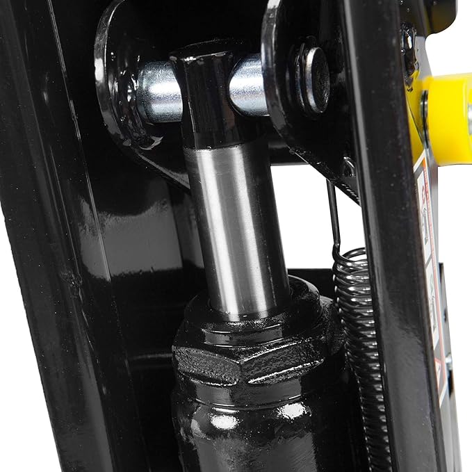 Torin TORT825051-1 Hydraulic Low Profile Trolley Floor Jack with Single Piston Quick Lift Pump, 2.5 Ton (5,000 lb.) Capacity, Black