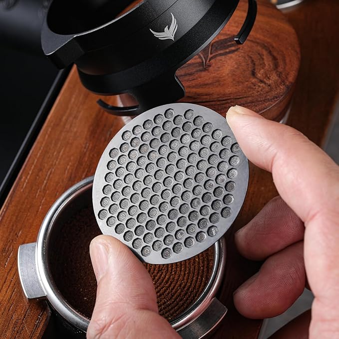 54mm Dosing Funnel and Puck Screen Set Compatible with Breville Barista Express, Barista Pro, Barista Touch Grinder Trigger Portafilter Funnel and Filter