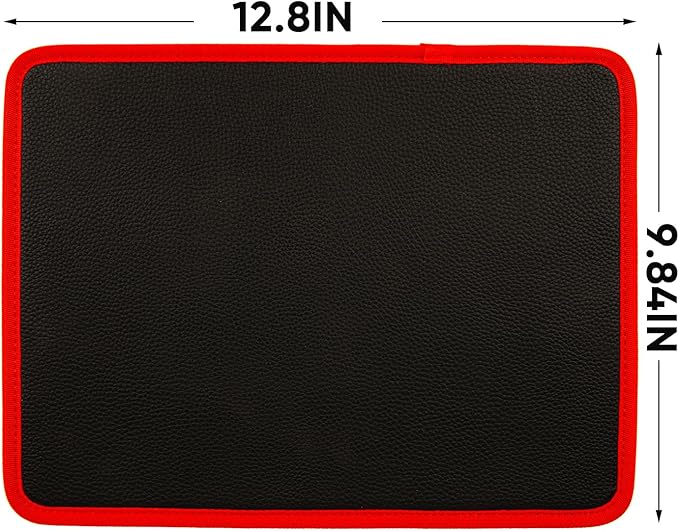 ‌Arcomin Magnetic Tool Mat & Holder | 12.8"x9.8" Flexible Magnetic Tray for Garage Workshop, Scratchproof PVC Surface with Non-Slip Grip | Auto Repair, Toolbox Organizer for Mechanics & DIY