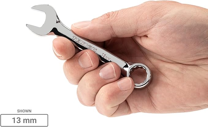 TEKTON Stubby Combination Wrench Set with Modular Organizers, 25-Piece (1/4-3/4 in., 6-19 mm) | WCB95403