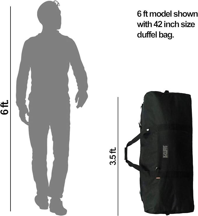 Heavy Duty Cargo Duffel Large Sport Gear Equipment Quality Square Bag Hardware Travel Bag Rooftop Rack Bags