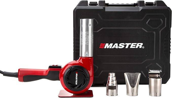 Master Appliance VT-751D-00-K Industrial Heat Gun Kit, Quick Change Plug-In Heating Element, Variable Temperature, 120V, 1740W, 14.5 Amps, Assembled In USA