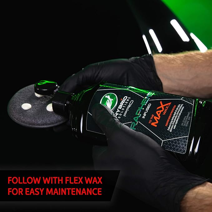 Turtle Wax 53479 Hybrid Solutions Pro to The Max Wax Graphene Liquid Wax, Patent-Pending Advanced Paint Protection, Extreme Gloss High Shine Finish, for Cars Trucks and More, 14 oz. (Pack of 1)
