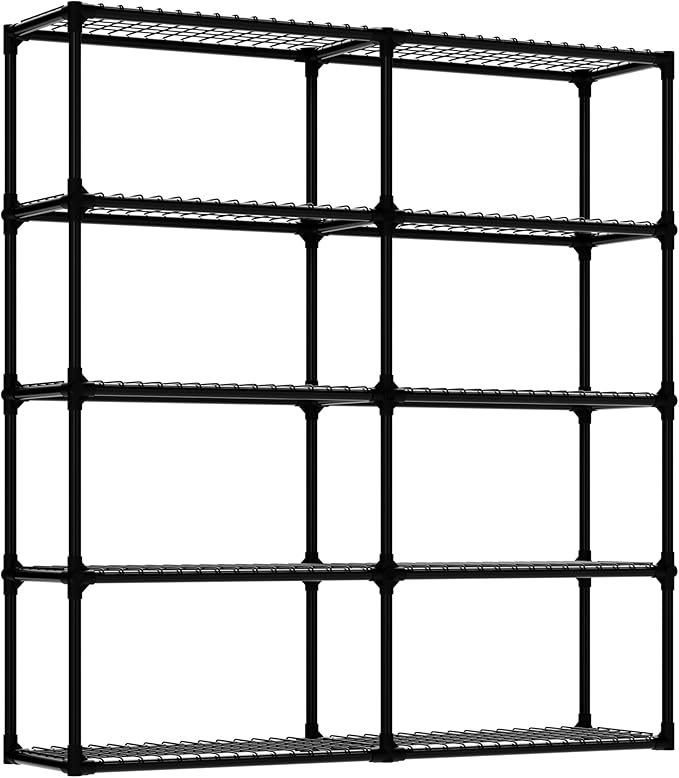 ALTLER 5x2-Shelf Shelving Unit Heavy Duty Standing Storage Shelf Units for Laundry Bathroom Kitchen Pantry Closet