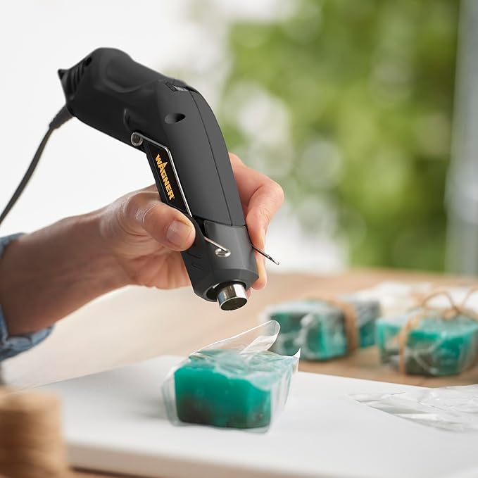Wagner Spraytech 0503038 HT400 Heat Gun, Dual Temperature Hot Air Tool 680 and 450 Degrees, Shrink Tubing, Embossing, Craft Projects, Sticker Removal Heat Gun