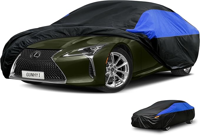 Lexus Car Cover Custom Fit Lexus LC 500 500h Waterproof All Weather, Lightweight Full Exterior Cover Outdoor Sun UV Rain Dust Snow Wind Protection.
