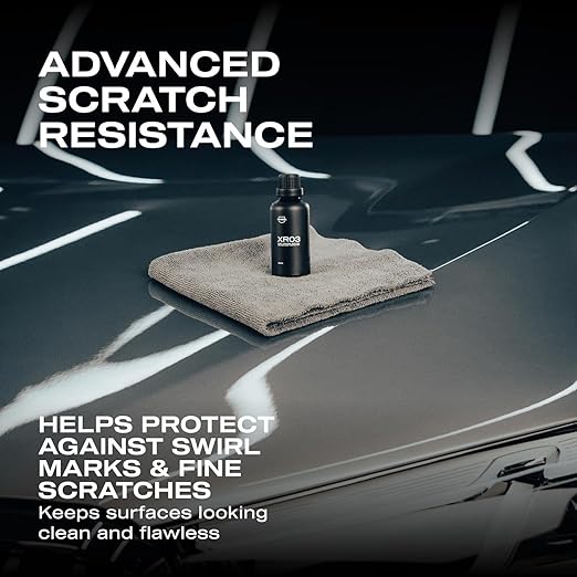 Nasiol XR03 Nano Ceramic Coating Kit – Advanced Paint Protection for Cars, Highly Hydrophobic, High Gloss Finish, One Layer Hybrid Durable Coating, Easy Application – 1.69 fl oz