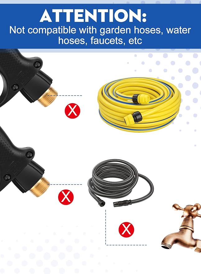 Short Pressure Washer Gun, 5000 PSI Max Swivel High Pressure Washer Extension Wand with 5 nozzles, M22 14MM Swivel Connect & M22 15MM, Car Wash Kit Power Washer Gun for Cars, Driveway, Yard, Fence