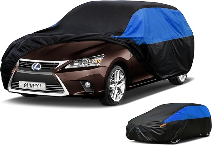 Lexus Car Cover Custom Fit Lexus CT CT200h Waterproof All Weather, Lightweight Full Exterior Cover Outdoor Sun UV Rain Dust Snow Wind Protection.