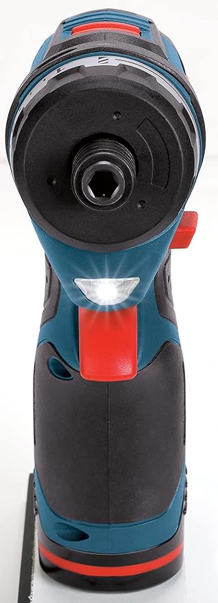 Bosch PS21-2A 12-Volt Max Lithium-Ion 2-Speed Pocket Driver Kit with 2 Batteries, Charger and Case w/ 41 pc drill and drive bit set