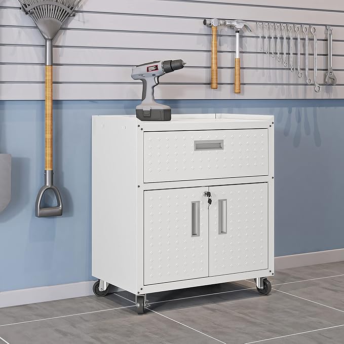 Manhattan Comfort Fortress Storage Units, White